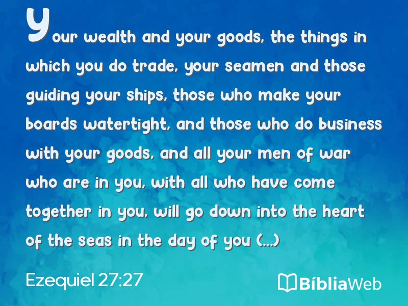 Ezequiel 27:27 em imagem para compartilhar