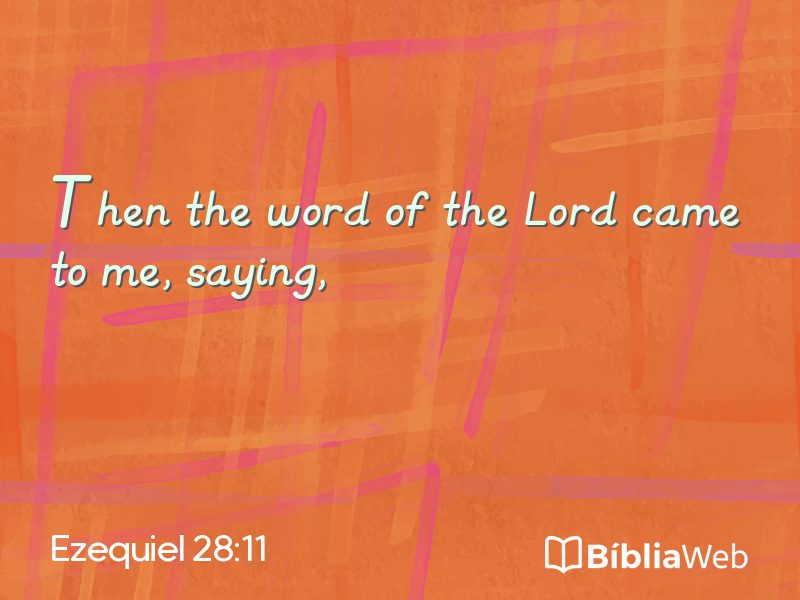 Ezequiel 28:11 em imagem para compartilhar