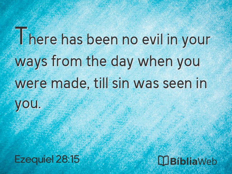 Ezequiel 28:15 em imagem para compartilhar