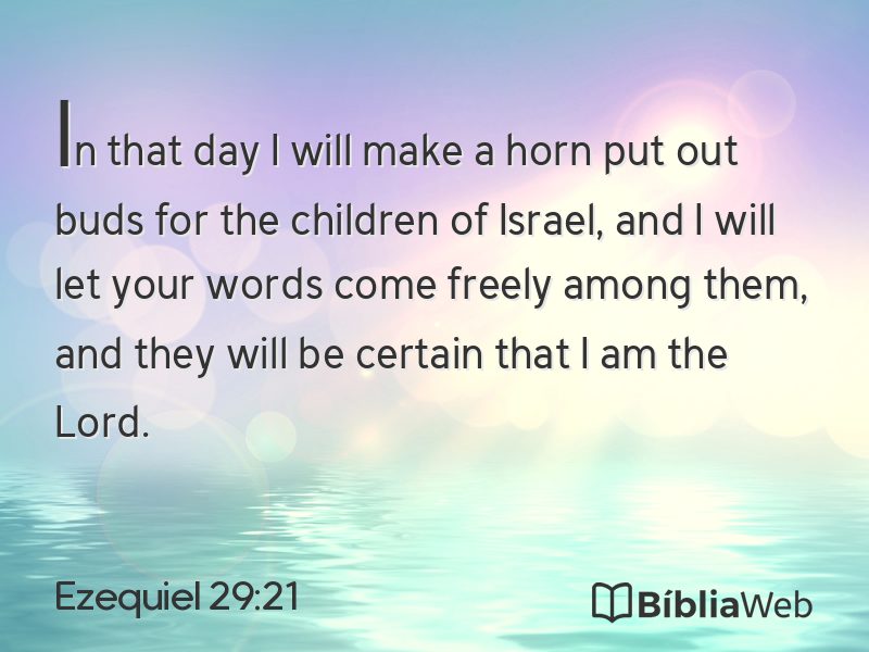Ezequiel 29:21 em imagem para compartilhar
