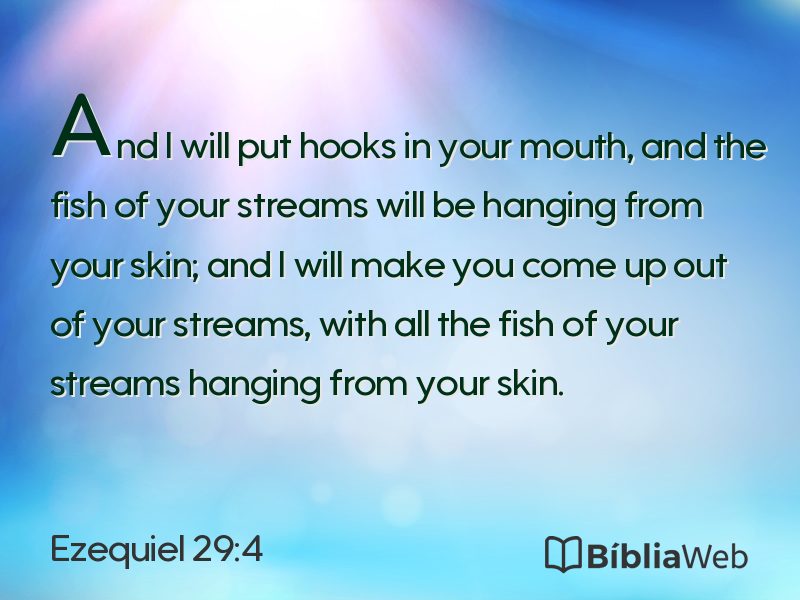 Ezequiel 29:4 em imagem para compartilhar