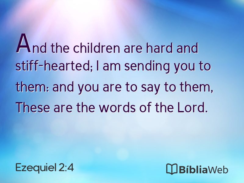 Ezequiel 2:4 em imagem para compartilhar