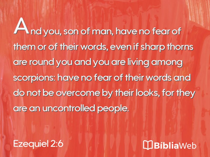 Ezequiel 2:6 em imagem para compartilhar