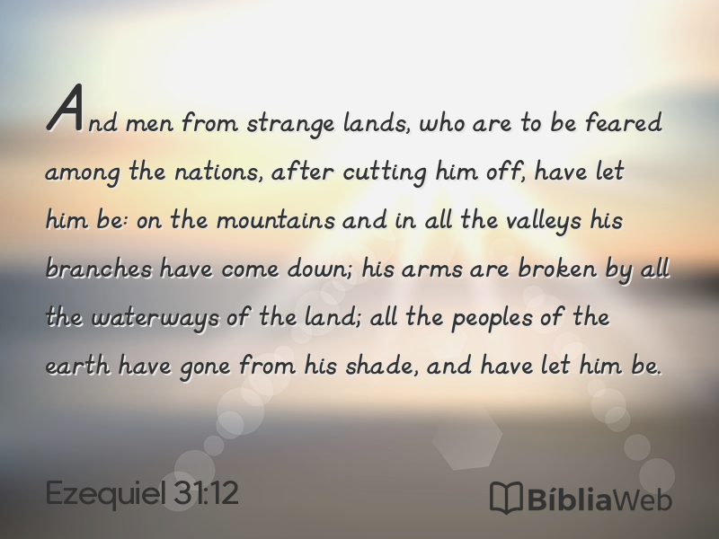 Ezequiel 31:12 em imagem para compartilhar