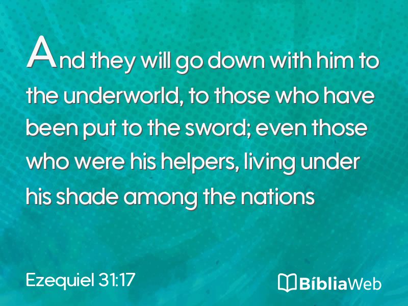 Ezequiel 31:17 em imagem para compartilhar