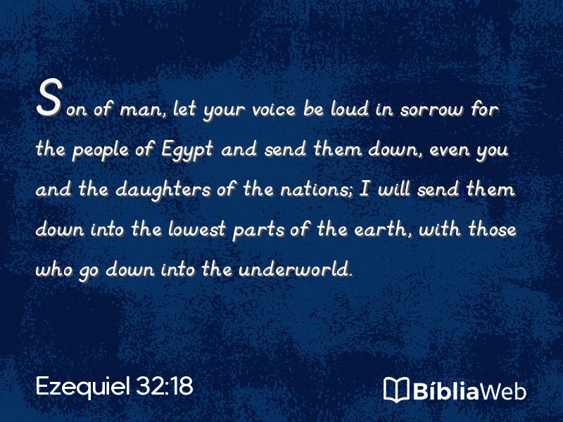 Ezequiel 32:18 em imagem para compartilhar