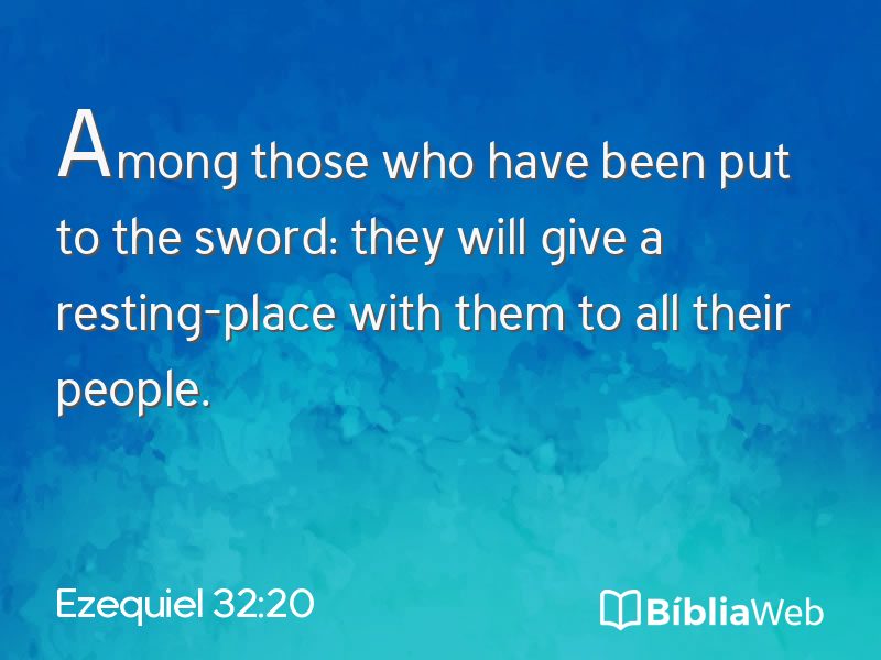 Ezequiel 32:20 em imagem para compartilhar