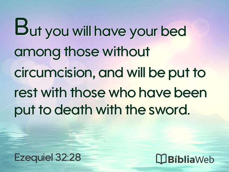 Ezequiel 32:28 em imagem para compartilhar
