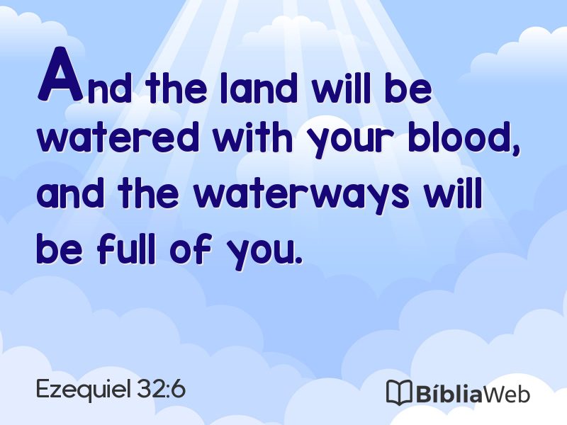 Ezequiel 32:6 em imagem para compartilhar