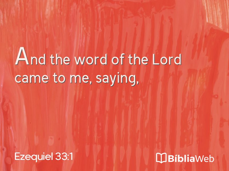 Ezequiel 33:1 em imagem para compartilhar