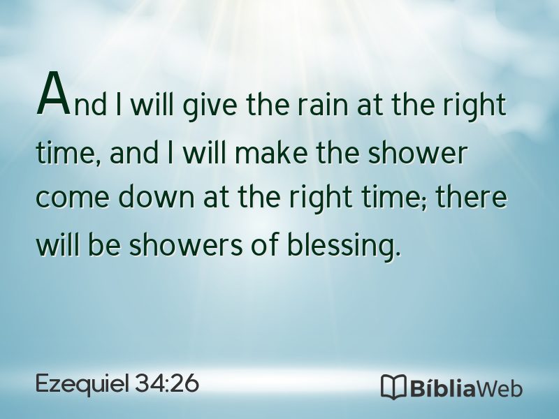 Ezequiel 34:26 em imagem para compartilhar
