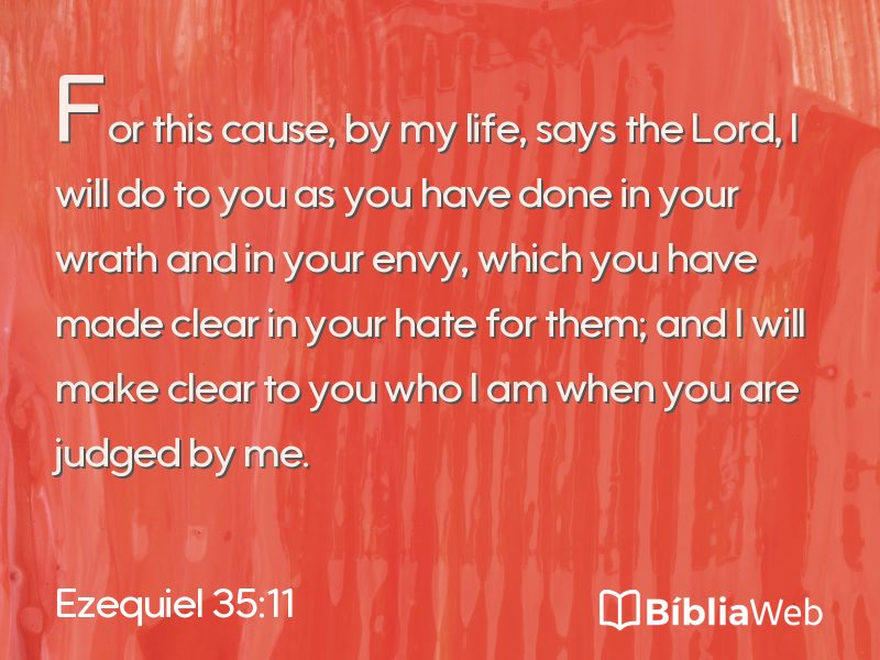 Ezequiel 35:11 em imagem para compartilhar