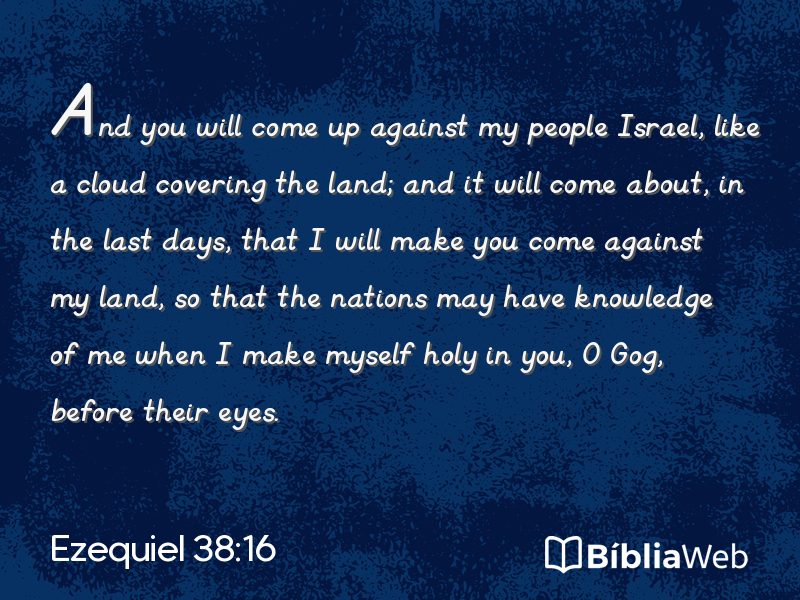Ezequiel 38:16 em imagem para compartilhar