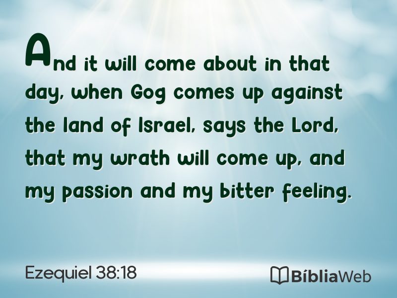 Ezequiel 38:18 em imagem para compartilhar