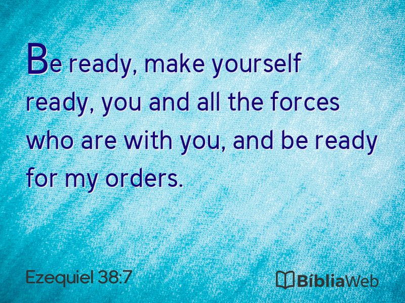 Ezequiel 38:7 em imagem para compartilhar