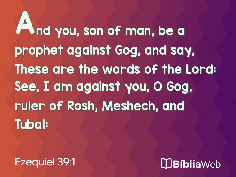 Ezequiel 39:1 em imagem para compartilhar