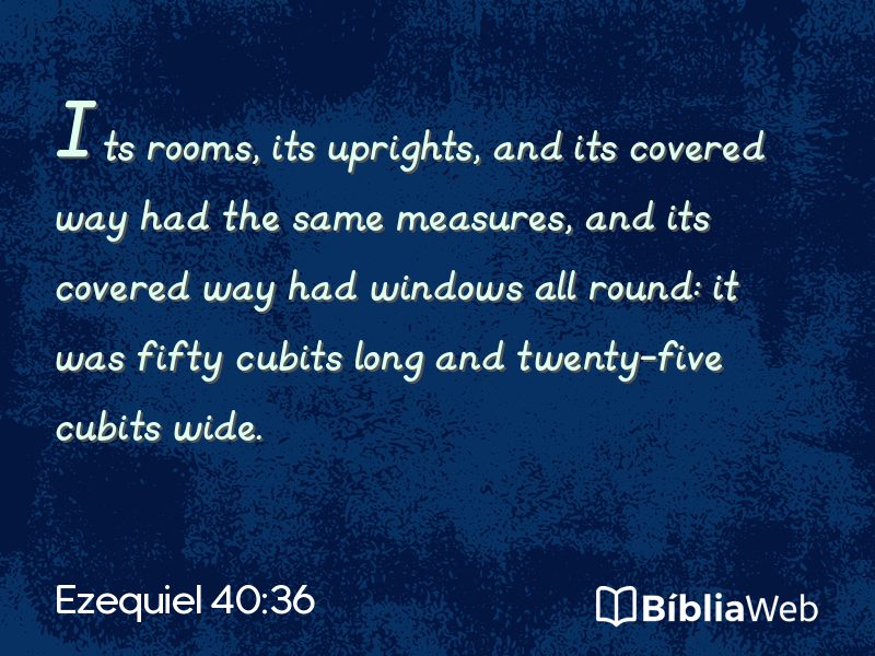 Ezequiel 40:36 em imagem para compartilhar