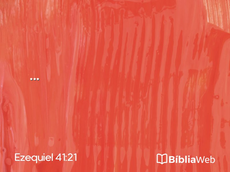 Ezequiel 41:21 em imagem para compartilhar
