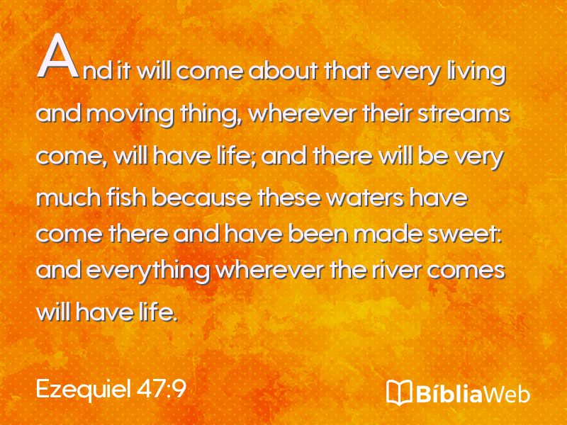 Ezequiel 47:9 em imagem para compartilhar