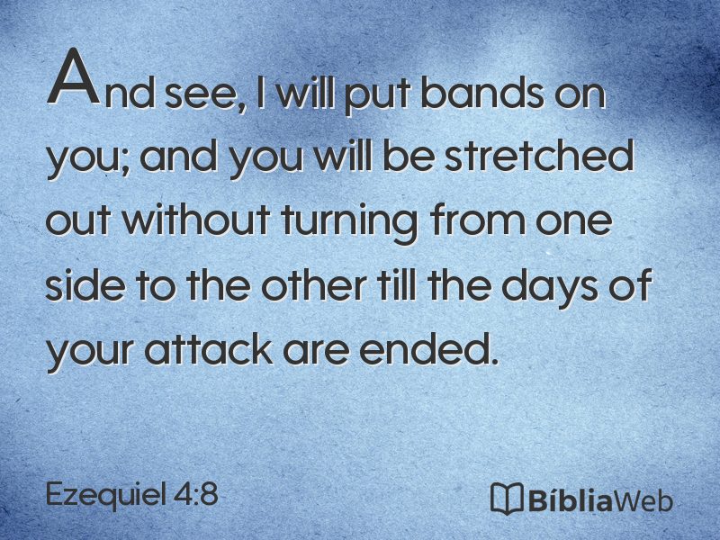 Ezequiel 4:8 em imagem para compartilhar