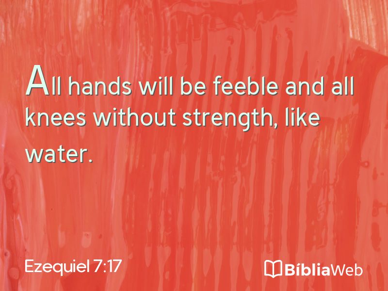 Ezequiel 7:17 em imagem para compartilhar