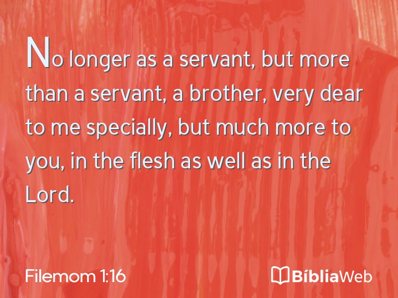Filemom 1:16 em imagem para compartilhar