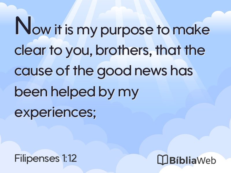 Filipenses 1:12 em imagem para compartilhar