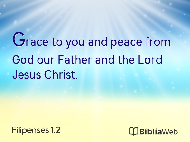 Filipenses 1:2 em imagem para compartilhar