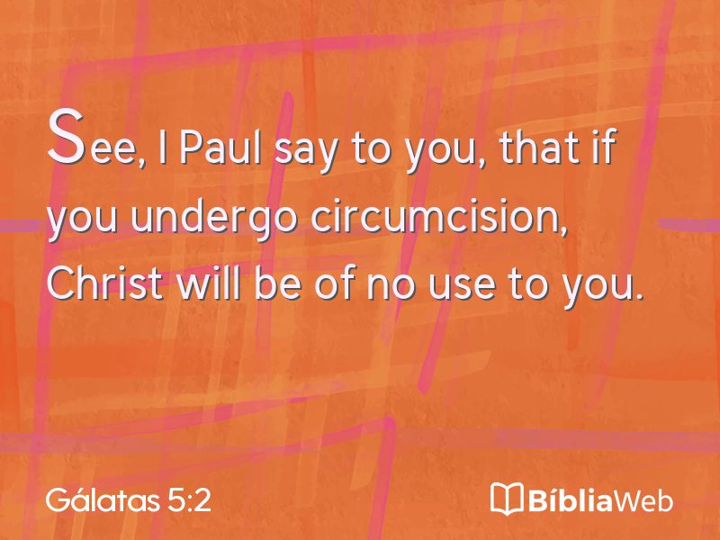 Gálatas 5:2 em imagem para compartilhar