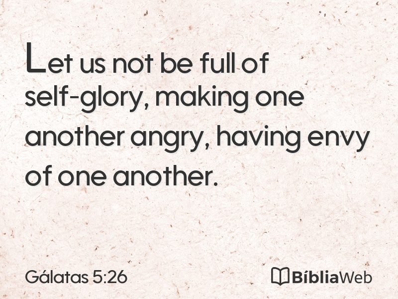 Gálatas 5:26 em imagem para compartilhar