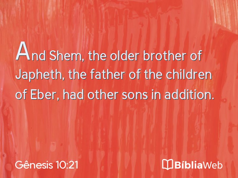 Gênesis 10:21 em imagem para compartilhar