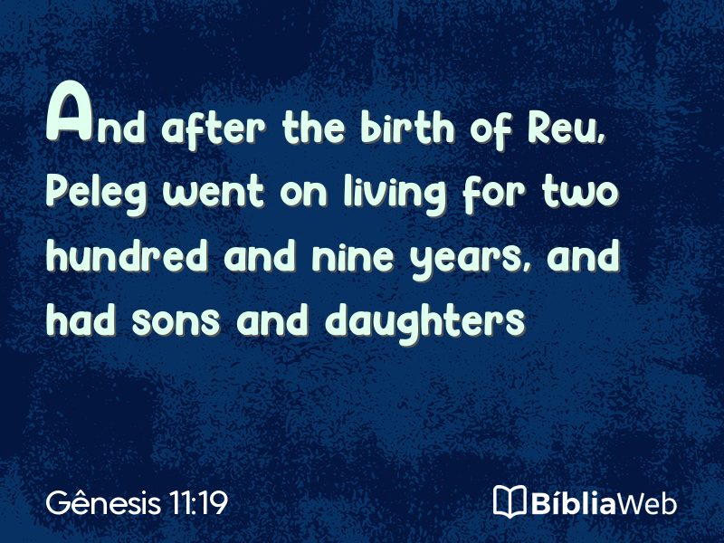 Gênesis 11:19 em imagem para compartilhar
