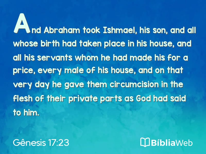 Gênesis 17:23 em imagem para compartilhar