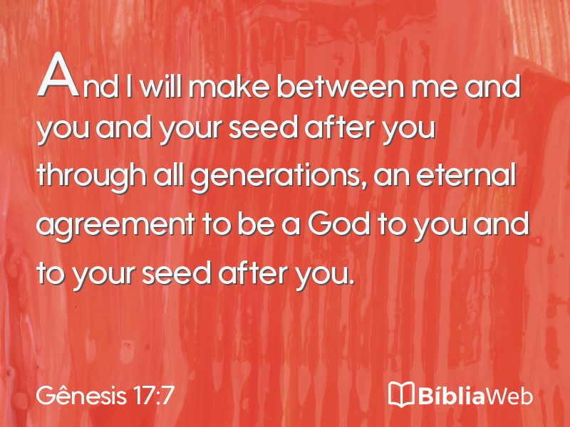 Gênesis 17:7 em imagem para compartilhar