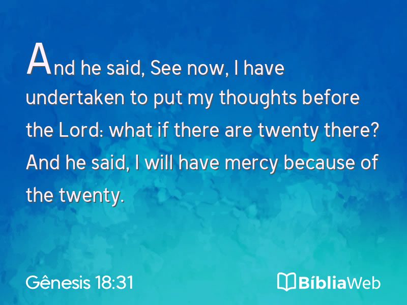 Gênesis 18:31 em imagem para compartilhar