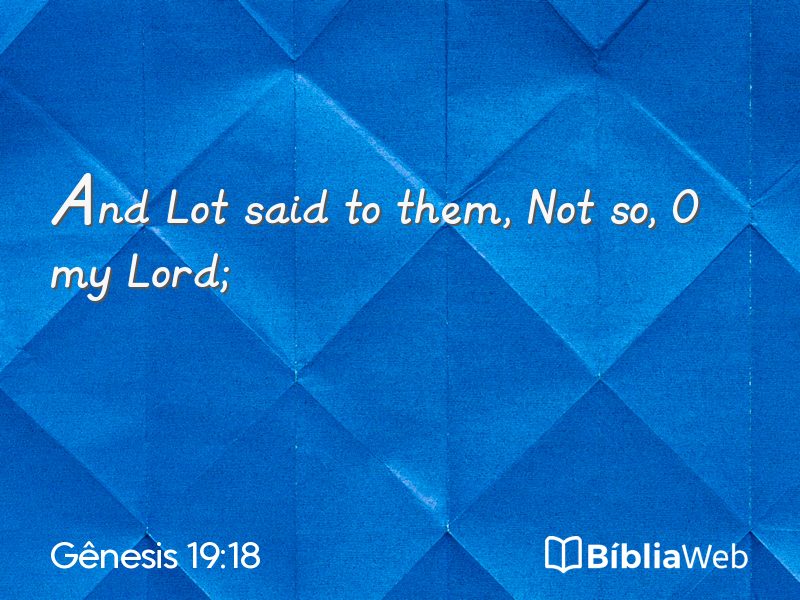Gênesis 19:18 em imagem para compartilhar