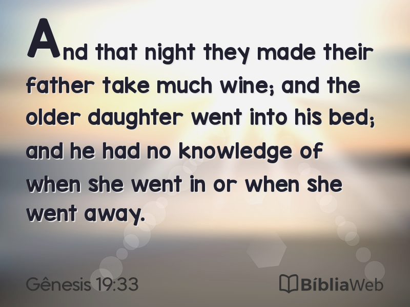 Gênesis 19:33 em imagem para compartilhar