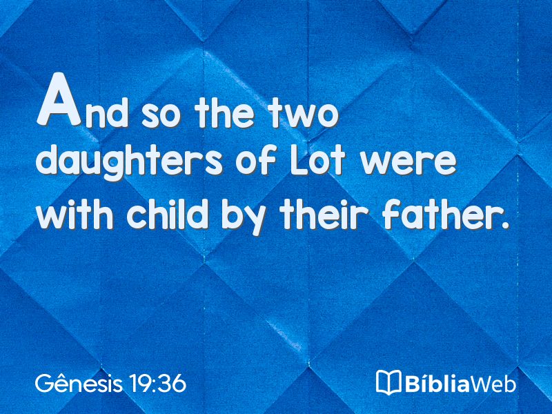 Gênesis 19:36 em imagem para compartilhar