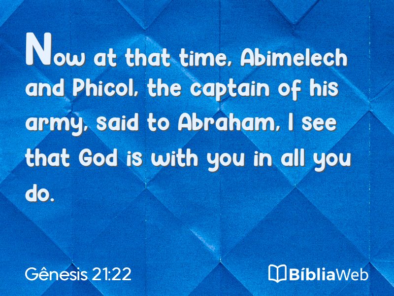 Gênesis 21:22 em imagem para compartilhar