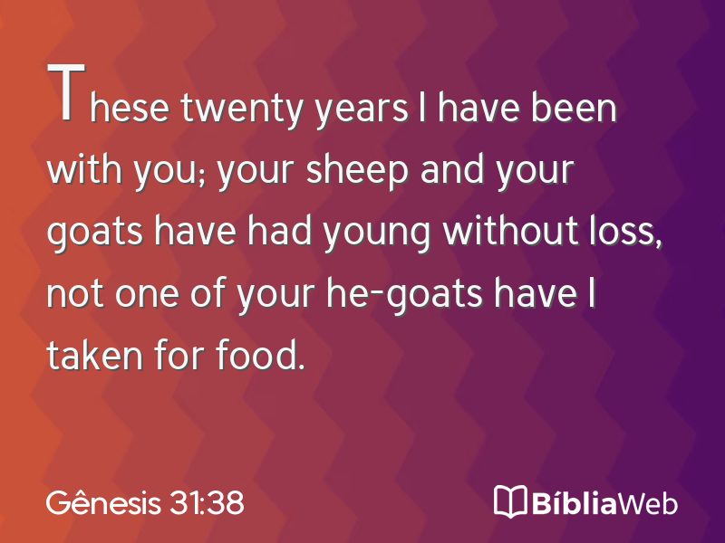 Gênesis 31:38 em imagem para compartilhar