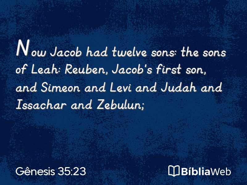 Gênesis 35:23 em imagem para compartilhar