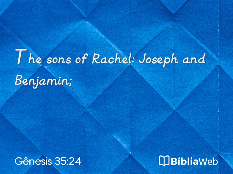 Gênesis 35:24 em imagem para compartilhar