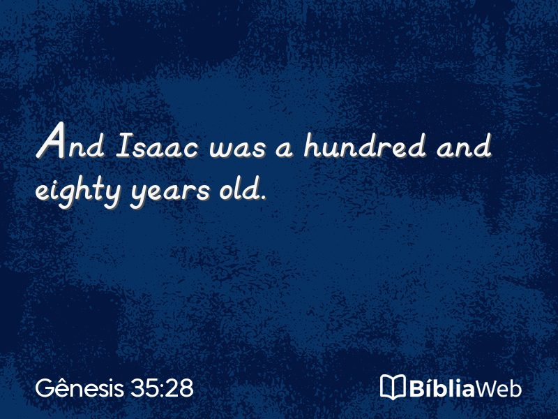 Gênesis 35:28 em imagem para compartilhar