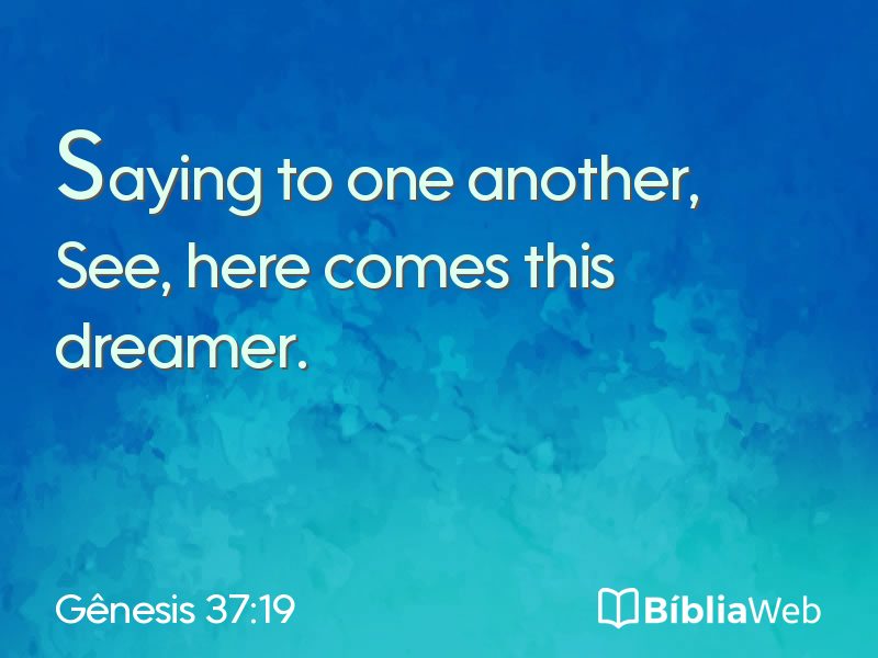 Gênesis 37:19 em imagem para compartilhar