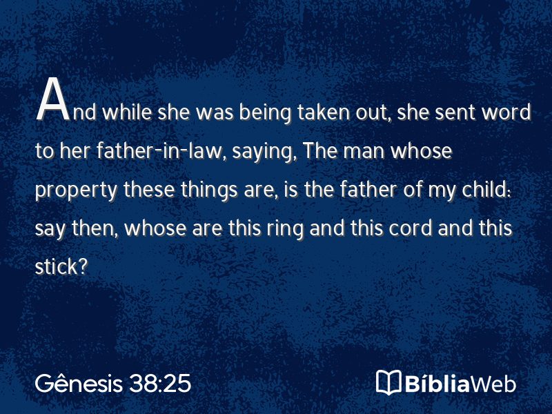 Gênesis 38:25 em imagem para compartilhar