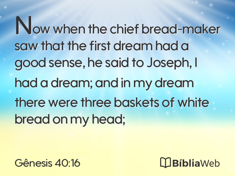 Gênesis 40:16 em imagem para compartilhar