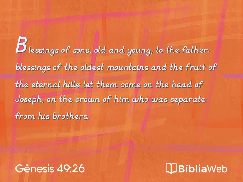 Gênesis 49:26 em imagem para compartilhar