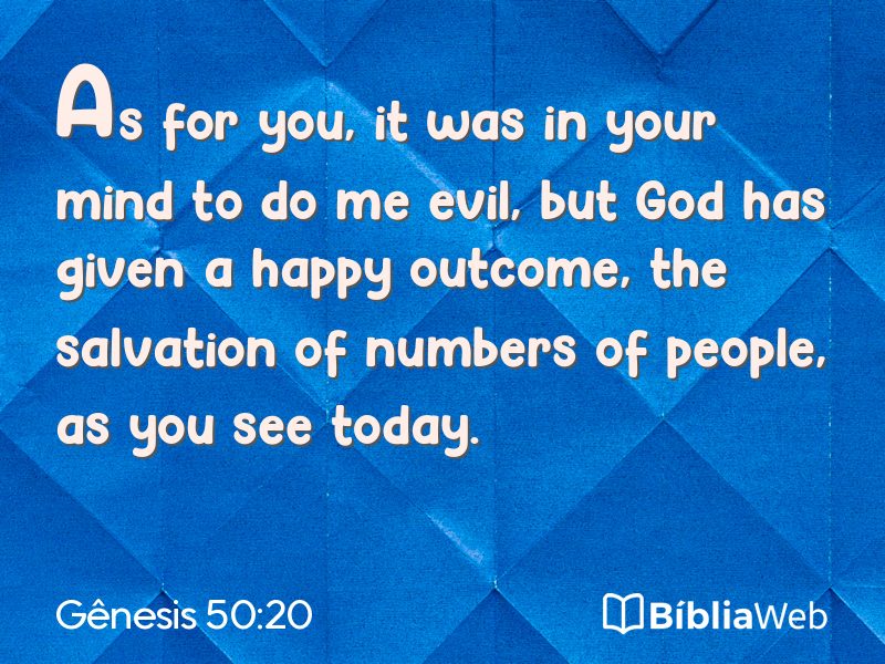 Gênesis 50:20 em imagem para compartilhar