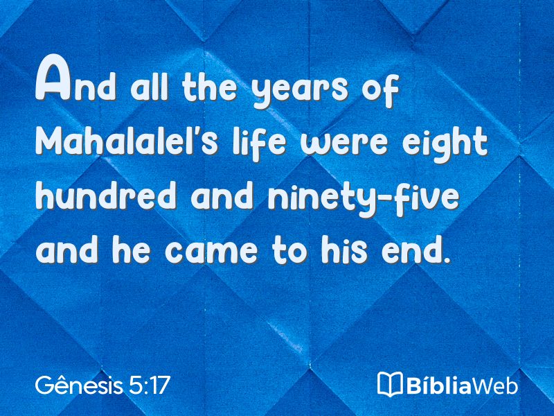 Gênesis 5:17 em imagem para compartilhar