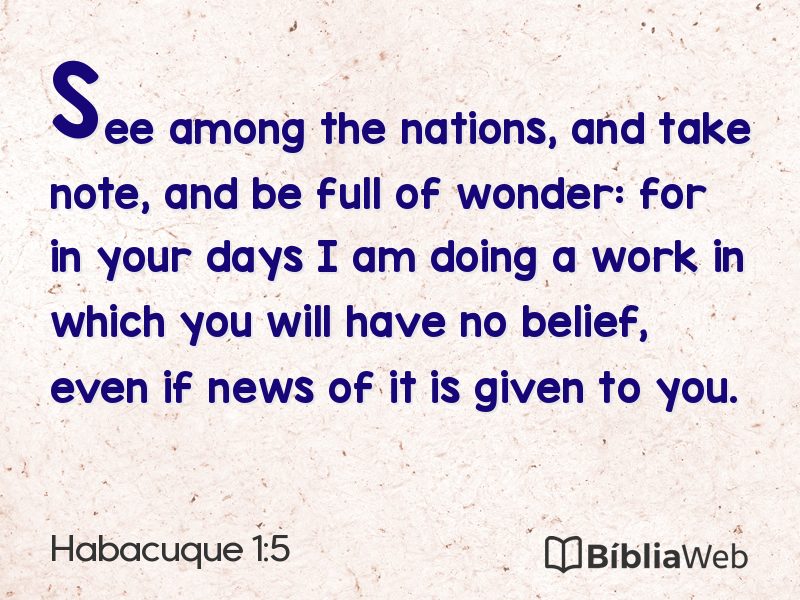 Habacuque 1:5 em imagem para compartilhar